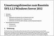 Zum Baustein SYS. Windows Server 201